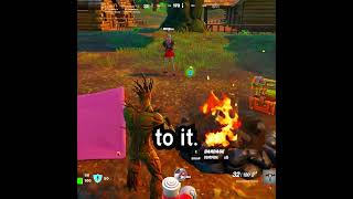 How not to light a campfire in Fortnite 😭 [upl. by Diskin837]