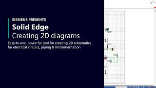 Solid Edge 2D Drafting Demo Video Creating Diagrams [upl. by Felix]