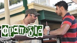 Astathios Φραπεδιά  Greek Frappe prank [upl. by Oirotciv]