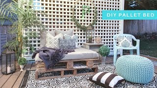 DIY PALLET DAYBED [upl. by Creight693]