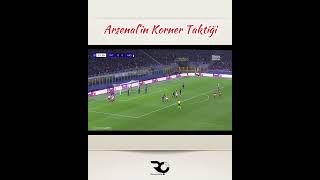 Arsenal korner organizasyonu futbol football keşfet [upl. by Selin293]