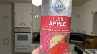 Walmart clear American Fuji apple sparkling water review [upl. by Nosa]