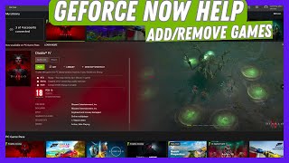 Add amp Remove Games on GeForce NOW in 2024 Easy Guide [upl. by Leyameg357]