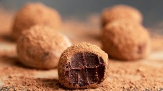 Easy Chocolate Truffles 4 Ways [upl. by Idnaj353]