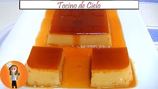 Tocino de Cielo  Receta de Cocina en Familia [upl. by Lierbag729]