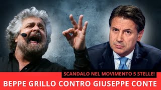 CONTE e GRILLO ai FERRI CORTI Il Futuro del MOVIMENTO 5 STELLE Appeso a un Filo [upl. by Joash468]