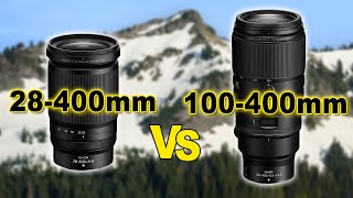 Nikon Z 28400mm vs Nikon Z 100400mm  Image Quality Review [upl. by Delos]