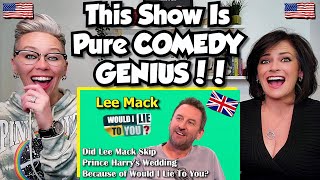 American Couple Reacts Would I Lie To You Lee Mack SKIPS Harry amp Meghans Wedding FIRST TIME [upl. by Lourdes]