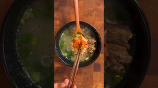 Korean oxtail soup or kkori gomtang shorts [upl. by Alton]