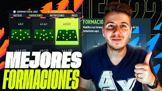 FIFA 22 Mejores Formaciones Instrucciones Chetadas  Mejores Tacticas Nuevas En Ultimate Team [upl. by Arbmik]