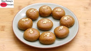 Besan Ladoo Recipe  How To Make Besan Laddu Without Sugar  Healthy Diwali Recipes  Skinny Recipes [upl. by Nevaed925]