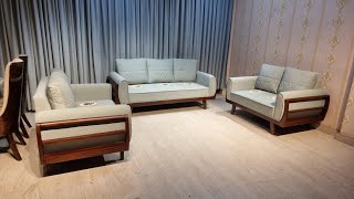 Alfa sofa furniture home teakwood teakwoodsofa trending interiordesign interior [upl. by Leuqcar908]