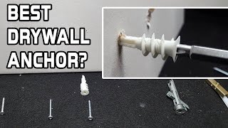 Drywall Anchor Installation Drywall Anchor Test Toggler Snap Toggle EZ Anchor Expansion Anchor [upl. by Ekram]