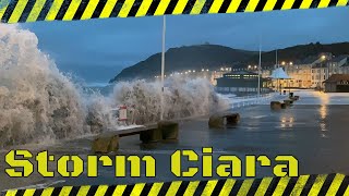 Storm Ciara Aberystwyth4K [upl. by Raul]