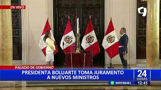 Gabinete Ministerial presidenta Dina Boluarte tomó juramento a nuevos ministros [upl. by Kean731]