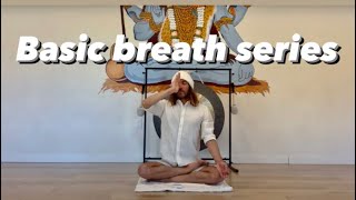 Basic breath series kundalini yoga [upl. by Kenlay820]