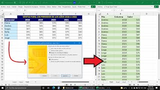 Normalizar Datos con una Tabla Dinámica en Excel [upl. by Lancelle549]