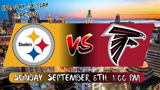 THE NFL IS BACK Steelers VS Falcons Week 1 stream [upl. by Ubana]