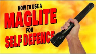 HOW TO PROPERLY USE A MAGLITE TACTICAL FLASHLIGHT FOR SELF DEFENSE [upl. by Sewoll17]