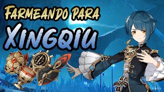 Farmeo del SET HYDRO para XINGQIU en la cuenta F2P [upl. by Berget551]