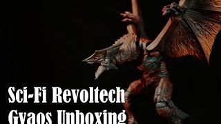 SciFi Revoltech Gyaos Unboxing [upl. by Ahsiemac]