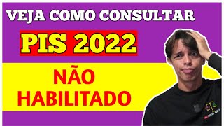 ABONO SALARIAL NÃO HABILITADO  Trabalhador já pode consultar se tem direito ao abono PISPasep 2022 [upl. by Ainwat685]