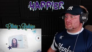 Olivia Rodrigo  happier Lyric Video REACTION [upl. by Othilia]