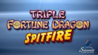 Triple Fortune Dragon Spitfire New Slot Machine [upl. by Eissert]