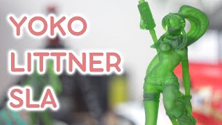 Tianfour T200  SLA Print No Supports Test [upl. by Hplodur]