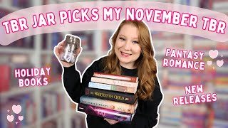 TBR Jar Chooses My November TBR  YOUR Prompts Pick My Reading [upl. by Alios]