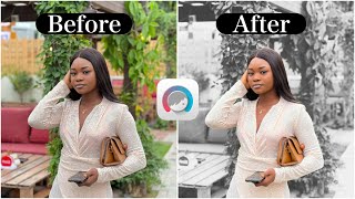 HOW TO CHANGE PICTURES BACKGROUND COLOR USING FACETUNE 2 [upl. by Llenrahs]