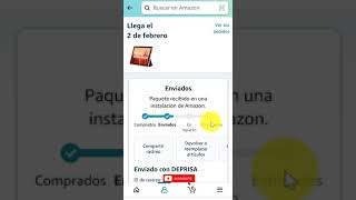 Como RASTREAR mi PEDIDO de AMAZON desde mi CELULAR shorts [upl. by Aenyl]