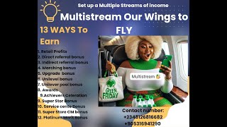 Multistream full details WEALTH AND WELLNESS OPPORTUNITY 2024 [upl. by Euphemiah187]