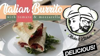 Italian Burrito recipe  Vegetarian Burrito Recipe [upl. by Siloa501]