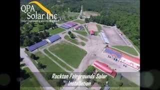 QPA Solar  Rockton Fairgrounds Solar Installation [upl. by Aihsyak324]