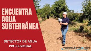 💧 ¿Cómo encontrar Agua Subterránea  Detector de agua Profesional [upl. by Cirdla]