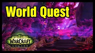 Withered Wrangling Falanaar Quest WoW [upl. by Imaj]