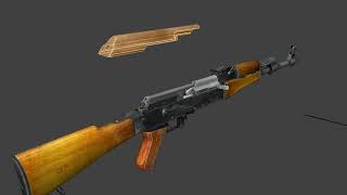 AK47 Disassembly with Jazz Step music ak47shorts rifle howtowork USSR jazz music jazzmusic [upl. by Ydnem186]