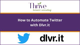 Tech Tips How To Automate Twitter with Dlvrit [upl. by Aihsik68]