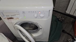 DESTRUCTION Indesit washer using a heavy motor [upl. by Aratehs404]