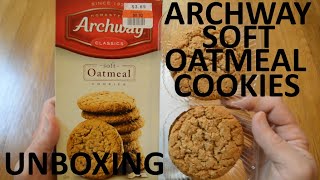 Unboxing Archway Soft Oatmeal Cookies [upl. by Enail]