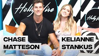 Kelianne Stankus amp Chase Mattson TALK Guilty Pleasures Engagement amp More  Hollywire [upl. by Goldsmith780]