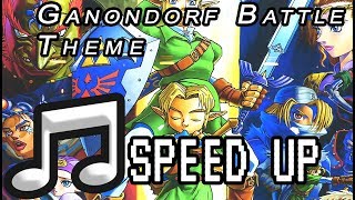 The Legend of Zelda Ocarina of Time OST Ganondorf Battle Theme Sped Up [upl. by Erik]