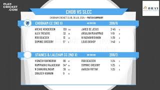 Chobham CC 2nd XI v Staines amp Laleham CC 2nd XI [upl. by Meg254]