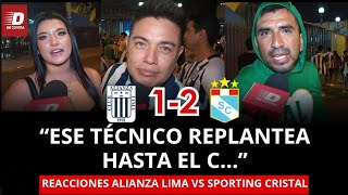 Hinchas de ALIANZA LIMA reaccionan a DERROTA ante SPORTING CRISTAL  De Contra [upl. by Zul925]