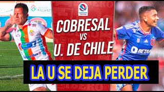 🔴 la U de CHILE se DEJARÁ PERDER para NO AYUDAR A COLO COLO [upl. by Briney]