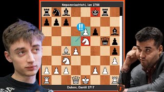 Daniil Dubov vs Ian Nepomniachtchi  Levitov Chess Week 2023 [upl. by Manara]