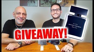 Narciso Rodriguez Bleu Noir Fragrance Review  Giveaway [upl. by Alberto]