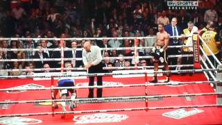 Bernard Hopkins does press ups v Jean Pascal [upl. by Baryram]