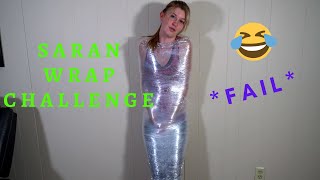 SARAN WRAP ESCAPE CHALLENGE [upl. by Nestor]